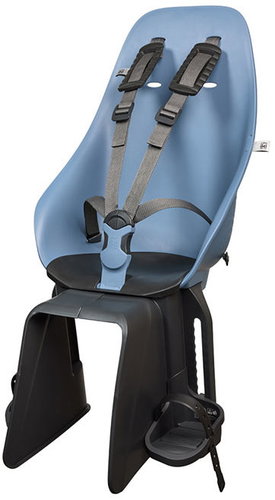 Urban Iki Rear bike seat with carrier adapter Fuji Blue/Bincho Black - Children's Bike Seat - Main image