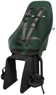 Urban Iki BIO rear bike seat with Mosu Green/Bincho Black carrier adapter - Children's Bike Seat