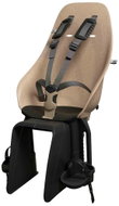 Urban Iki BIO rear bike seat with carrier adapter Oishi Beige/Bincho Black - Children's Bike Seat