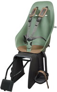 Urban Iki Rear Bike Seat with Adapter and Seatpost Carrier Set Icho Green/Kurumi Brown - Children's Bike Seat