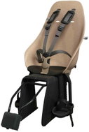 Urban Iki BIO rear bike seat with adapter and frame carrier Set Oishi Beige/Bincho Black - Children's Bike Seat