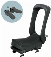 Urban Iki Junior Rear Seat with Carrier Adapter Bincho Black/Bincho Black - Children's Bike Seat