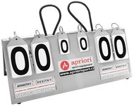 Apriori Score non-folding counter, metal, pvc dials - Scoreboard