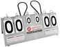 Scoreboard Apriori Score non-folding counter, metal, pvc dials - Ukazatel skóre
