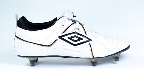 SPECIALI -A-SG White / Black / Gold, size 46.5 EU / 305 mm - Football Boots - Main image
