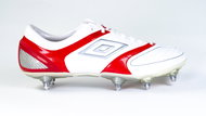 STEALTH PRO SG White / Silver / Red, size 46.5 EU / 305 mm - Football Boots