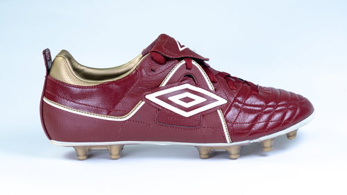 Umbro SPECIALI -A-HG Oxblood/White/Gold, size 44 EU / 280mm - Football Boots - Main image