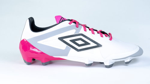 Umbro Velocita PRO HG White/Pink, size 43 EU / 275mm - Football Boots - Main image