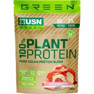USN 100% Plant Protein, 900g, Strawberry - Protein