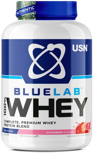 USN BlueLab 100% Whey Premium Protein, 908g, strawberry - Protein - Main image