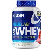 USN BlueLab 100 % Whey Premium Protein, 908 g, jahoda - Proteín