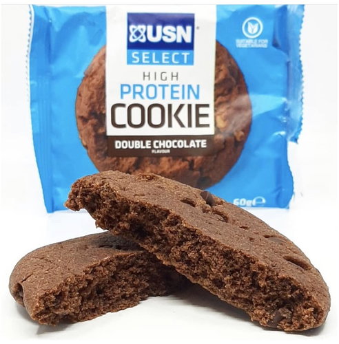 USN Protein Cookie, 12x60g, Double Chocolate - Cookies - Main image