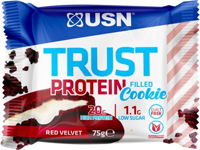 USN Trust Filled Cookie, 75g, red velvet - Protein Bar - Main image