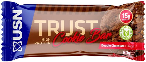 USN Trust Cookie Bar 60g, double chocolate - Protein Bar - Main image