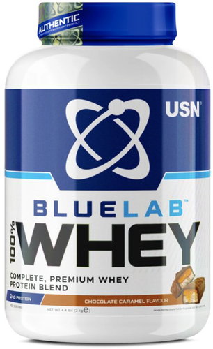 USN BlueLab 100% Whey Premium Protein, 908 g, chocolate with caramel - Protein - Main image
