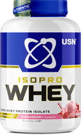 USN IsoPro Whey Protein Isolate, 900 g, strawberry - Protein