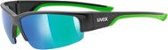 Uvex Sportstyle 215 fekete szőnyeg zöld/zöld (2716) - Kerékpáros szemüveg
