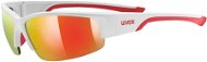Uvex Sportstyle 215 White Mat Red/Red (8316) - Cycling Glasses
