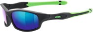 Uvex sport sunglasses 507 black m. gr/mir. green - Cycling Glasses