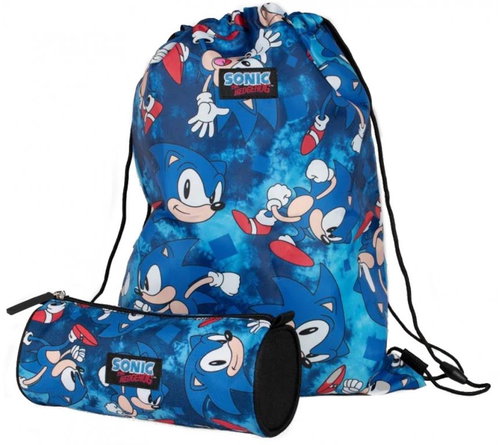 Sonic: The Hedgehog - back bag and pencil case - Drawstring Bag - Main image