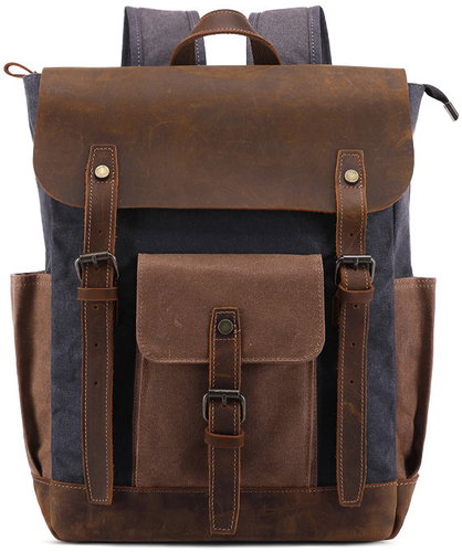 Valmio Grie grey-brown - City Backpack - Main image