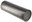 Grey fitness roller 45 cm