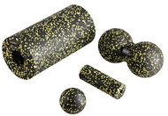 HMS FSBM04 black and yellow massage set - Foam Roller