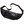 Leather bum bag for men in black