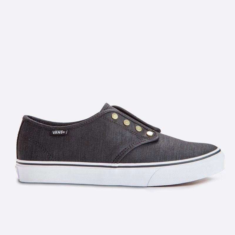 Black vans with gold studs sale