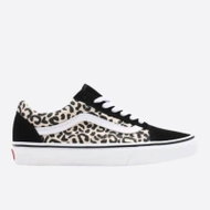Women's Vans VN0A3WKT9XB1 Old Skool animal print canvas sneakers in size 37 - Casual Shoes