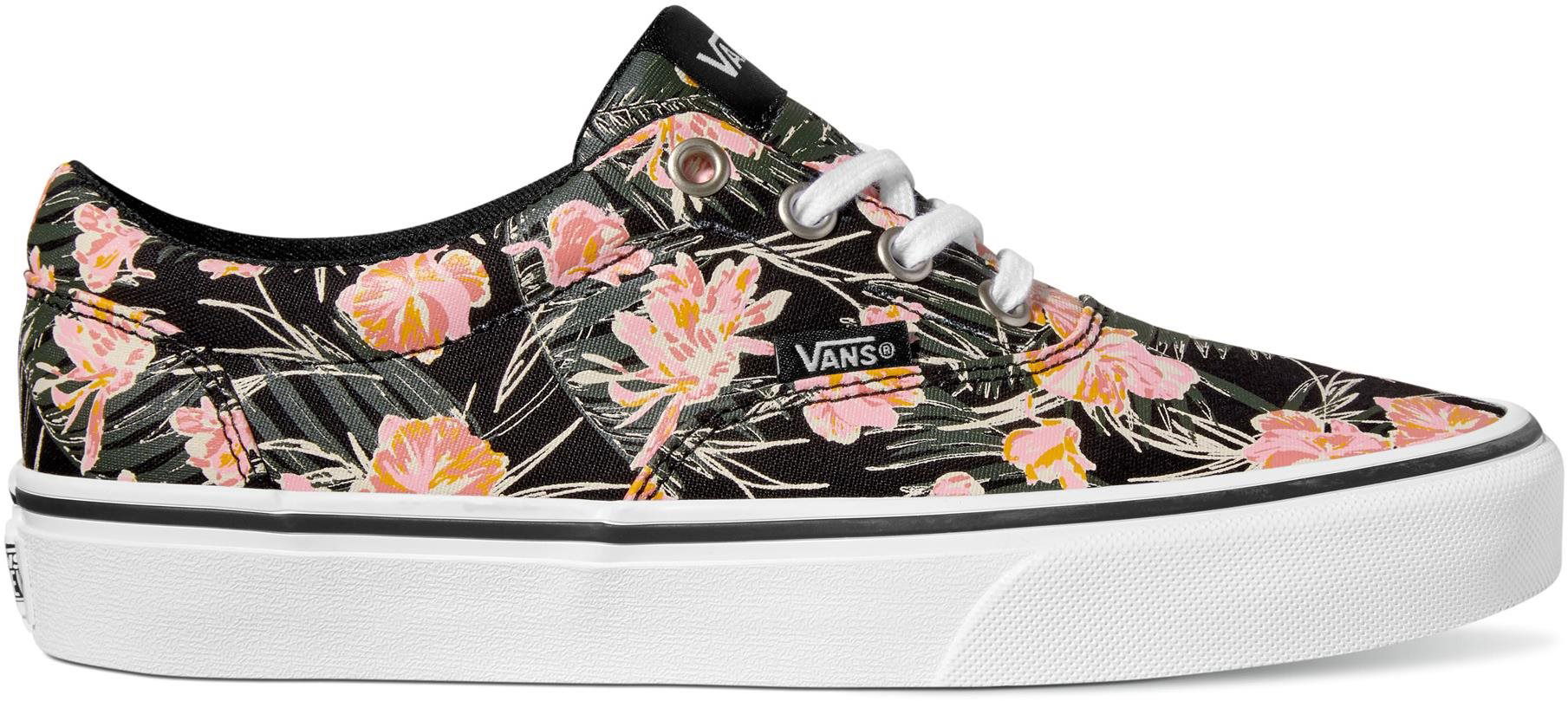 Floral hotsell pink vans