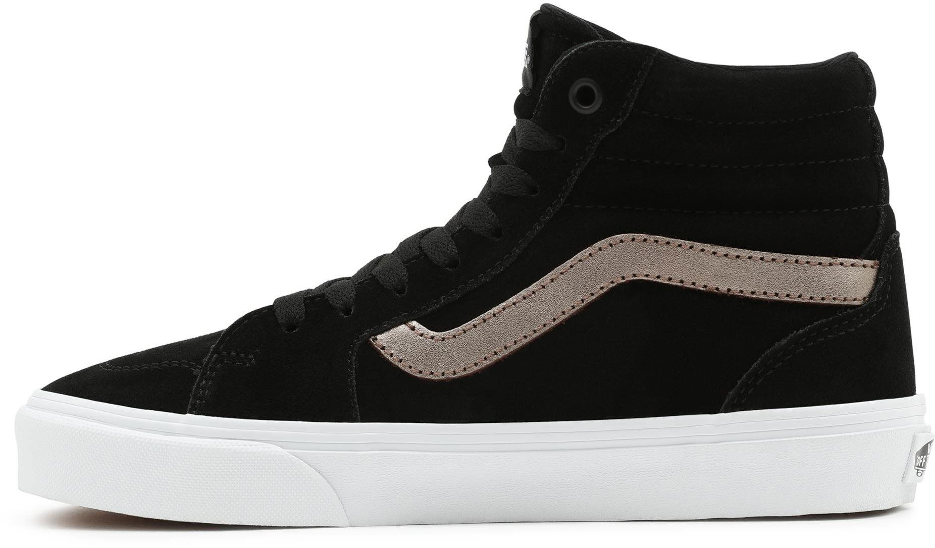 Metallic hotsell vans black