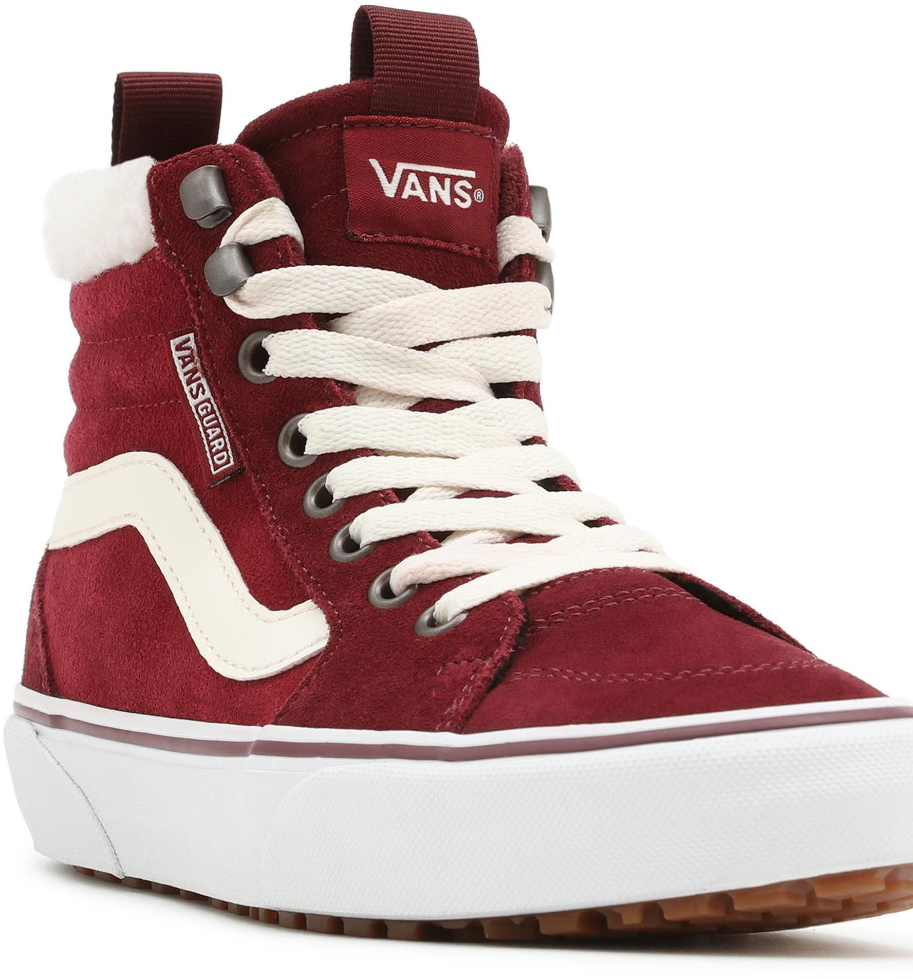 High top vans outlet burgundy