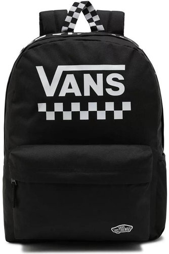Vans WOMEN STREET SPORT REAL BLACK/WHITE CHE - City Backpack - Main image