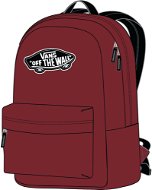Vans WM Realm Backpack Black - Mestský batoh