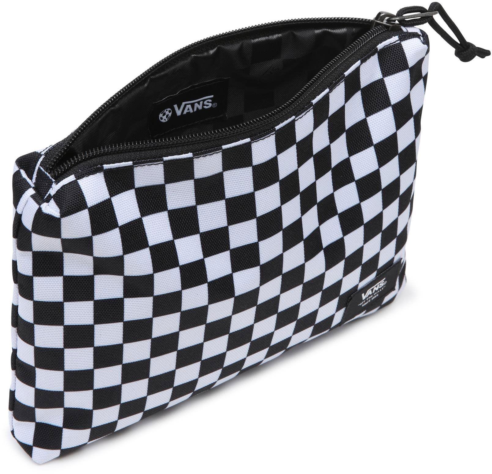 Vans checkered pencil case hot sale