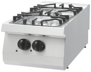 Maxima Heavy duty cooker, 2 burners, 15 kW - Gas Cooker