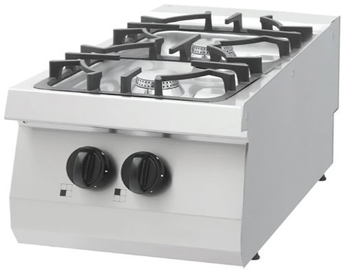 Maxima Heavy duty cooker, 2 burners, 15 kW - Gas Cooker - Main image