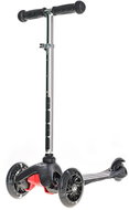 Micro-Trading Children's scooter - black, with LED wheels, age 2+ - Children's Scooter