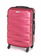 Pretty Up ABS29 plastic trolley, medium, 58 l, burgundy - Suitcase