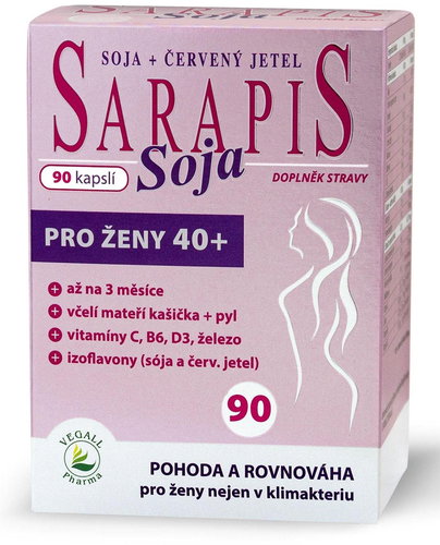 Sarapis Soja 90 capsules - Dietary Supplement - Main image