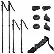 ISO 8860 Folding with accessories 2pcs black - Trekking Poles