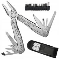 Verk 14385 Viacúčelový vreckový nôž MULTITOOL 23 v 1 strieborný - Nôž