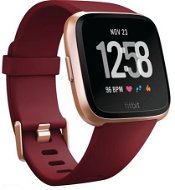 Fitbit Versa – Ruby Band/Rose Gold Aluminum Case - Smart hodinky