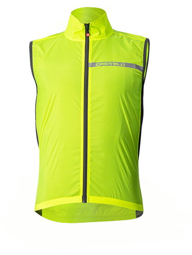 Castelli Squadra Stretch Vest electric lime L - Vest - Main image