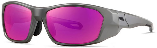 VeyRey Sports Polarized Sunglasses Borned Transparent-Grey Frame, Pink Glasses - Glasses - Main image