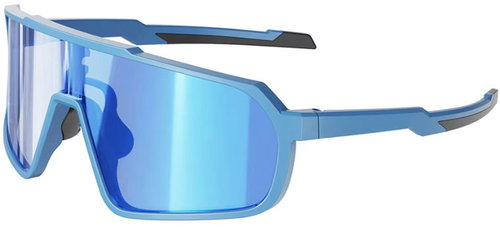 VeyRey photochromic sports sunglasses Jist dark blue frame, light blue lenses - Cycling Glasses - Main image