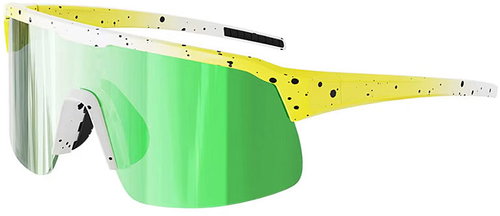 VeyRey photochromic sports sunglasses Endank yellow frame, green lenses - Cycling Glasses - Main image