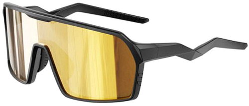 VeyRey Sports Sunglasses Ocli Black Rim, Gold Lenses - Cycling Glasses - Main image