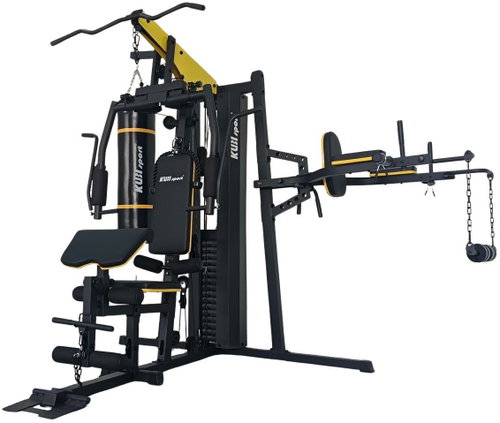 KUBIsport HG5000K Weight training tower with three positions with punching bag - Multi Gym - Main image